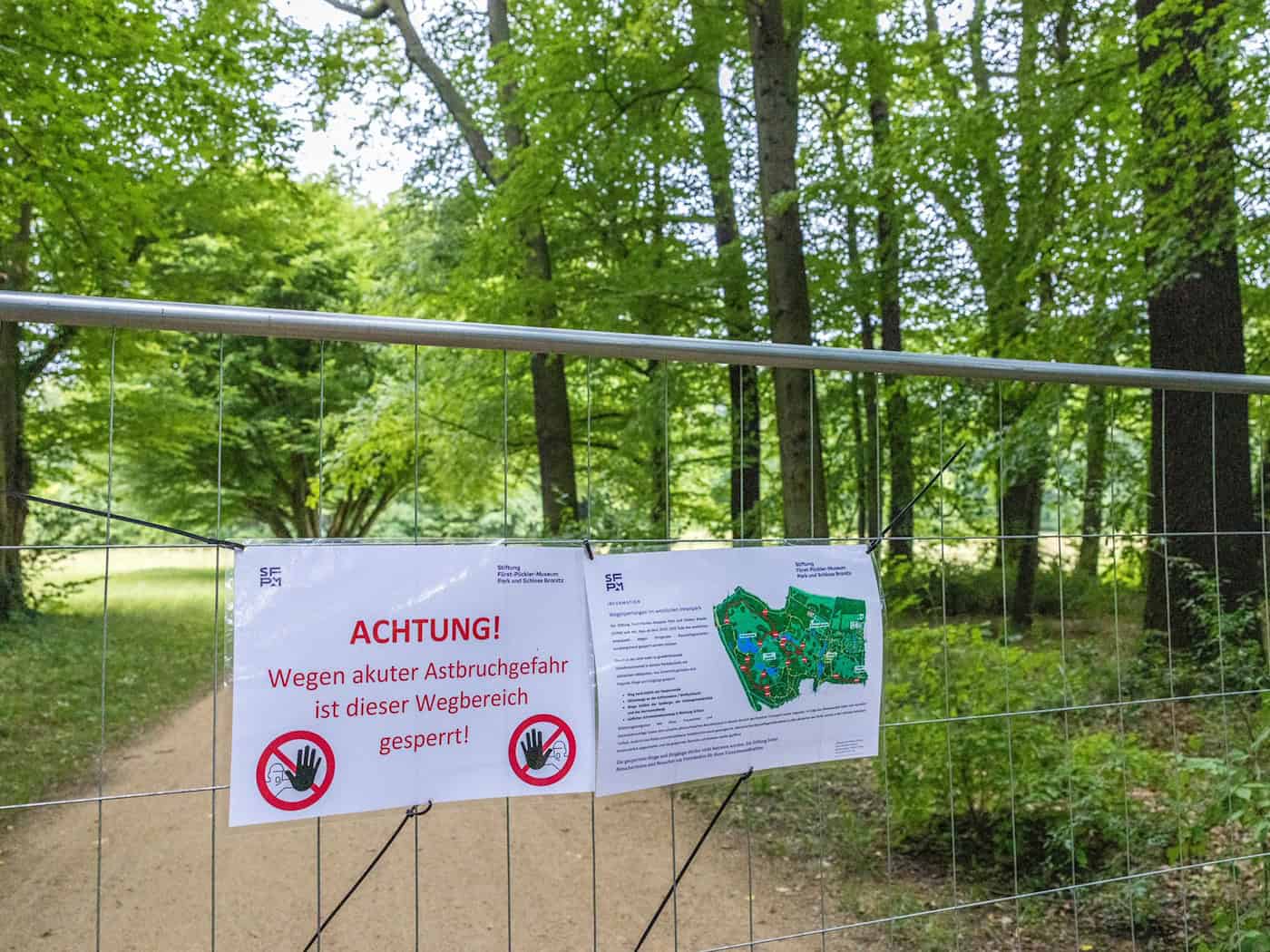 Fast alle Wege im Branitzer Innenpark wieder geöffnet