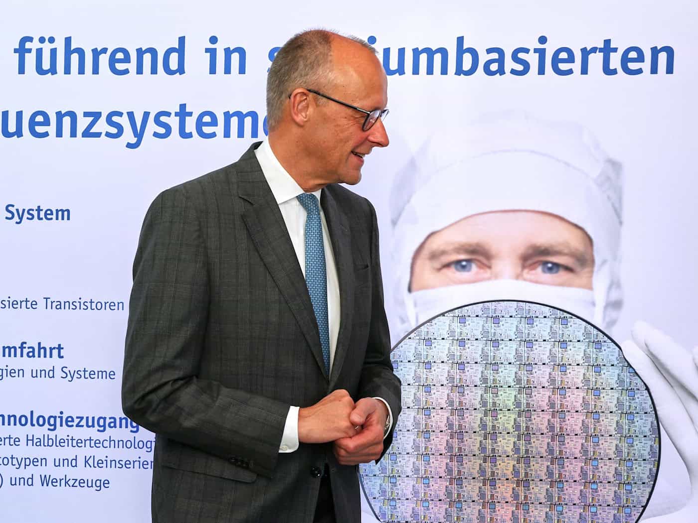 Merz-Besuch im Leibniz-Institut in Frankfurt (Oder) sorgt für Irritationen
