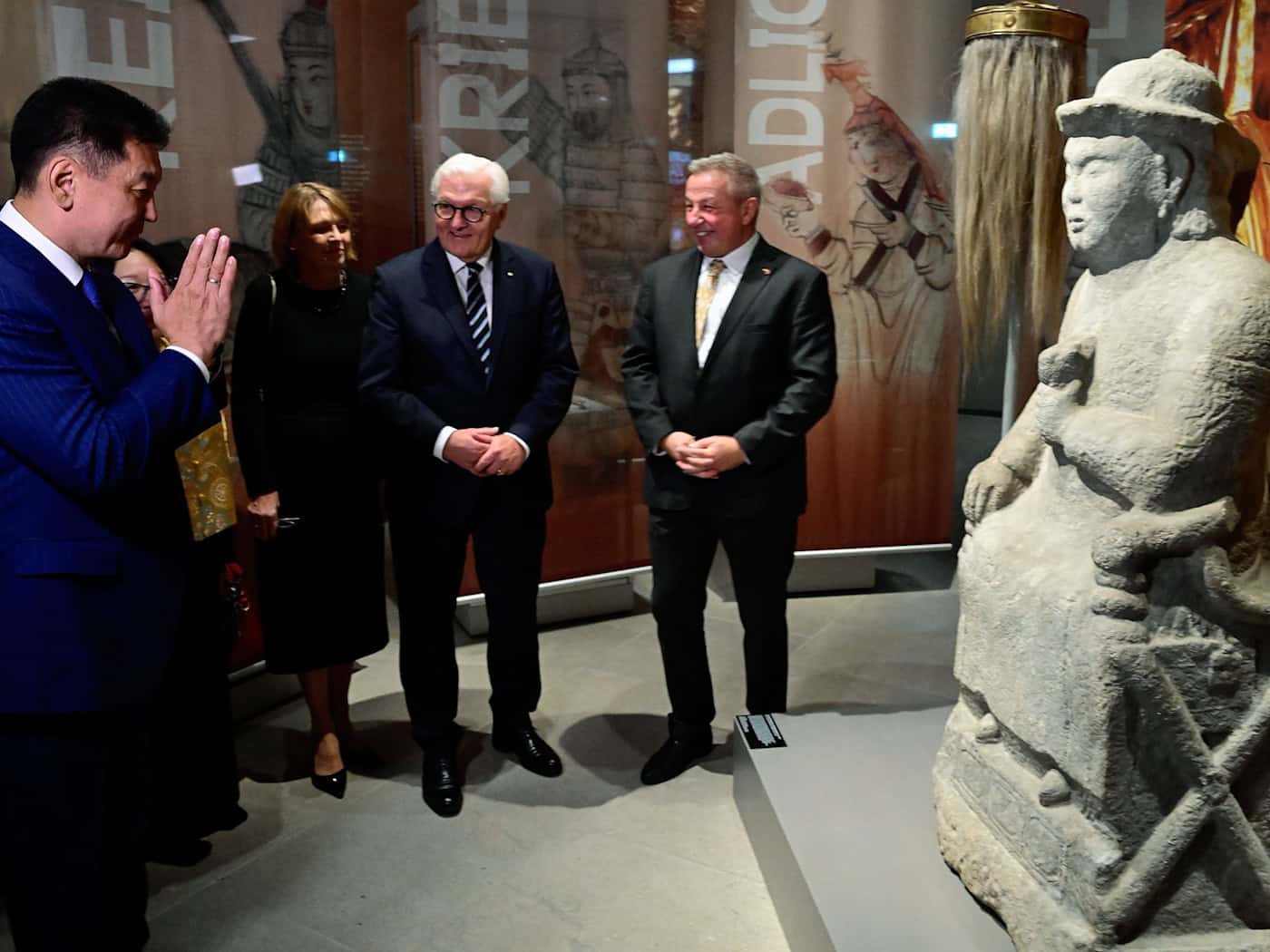 Mit dem Staatsgast zu Dschingis Khan - Ausstellung eröffnet