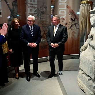 Mit dem Staatsgast zu Dschingis Khan - Ausstellung eröffnet