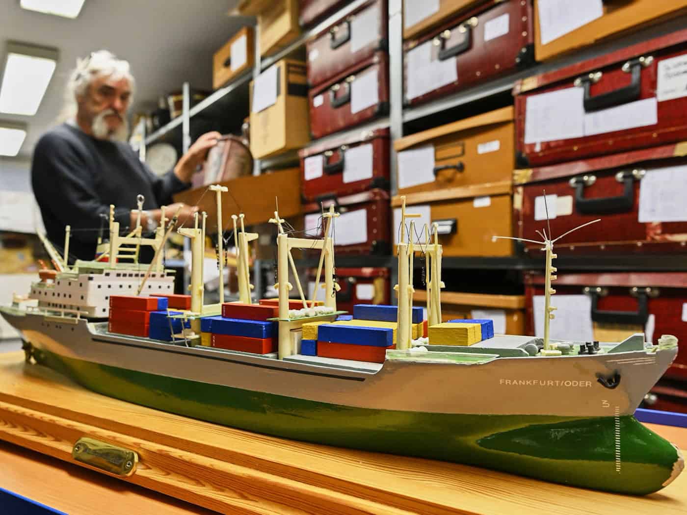Frankfurter Stadtmuseum erhält Modell der MS Frankfurt/Oder
