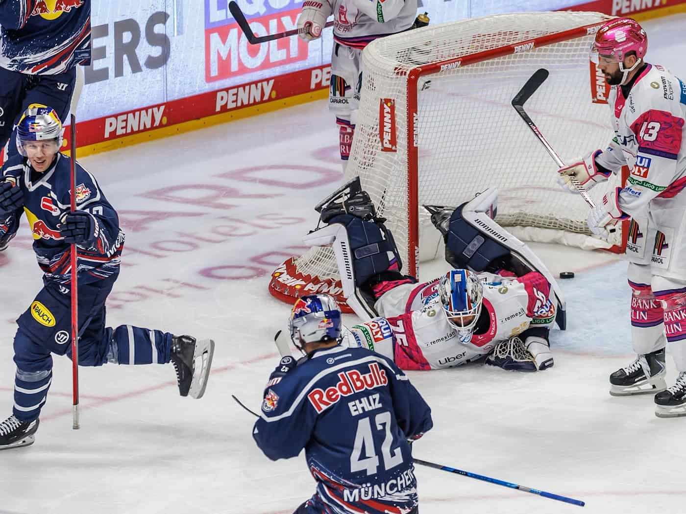 Eisbären Berlin verlieren 3:4 gegen EHC Red Bull München – bleiben Tabellenführer