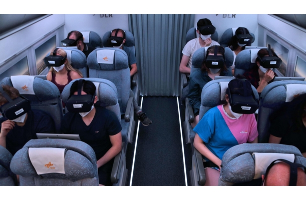 DLR: Einsatz von virtueller Realität in Flugzeugkabinen getestet