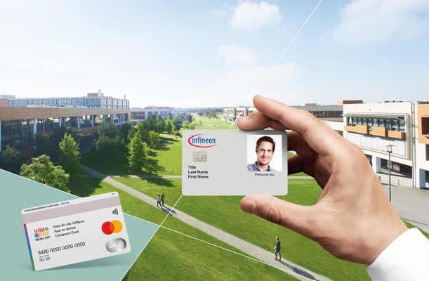 Infineon: Multifunktionaler Firmenausweis inklusive Mastercard-Bezahlfunktion