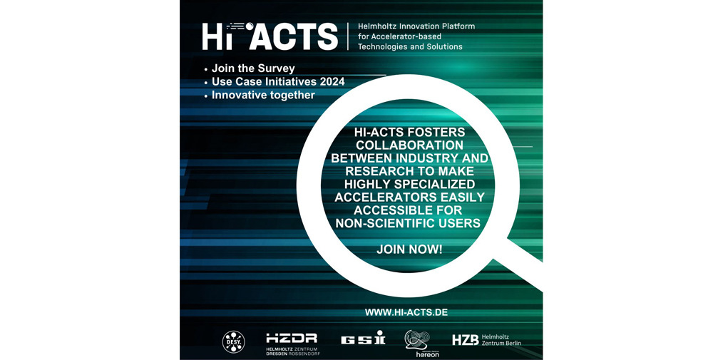 Plattform Hi-Acts für beschleunigerbasierte Technologien: Mit Lichtgeschwindigkeit zu Innovationen