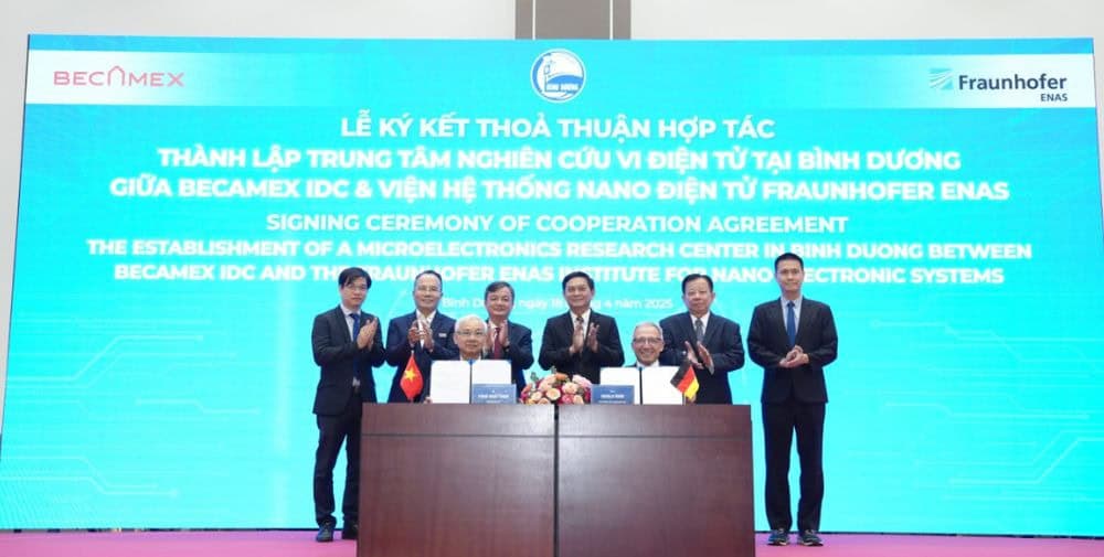 Fraunhofer ENAS: Gründung eines gemeinsamen Forschungszentrums mit der Becamex IDC Corporation in Vietnam