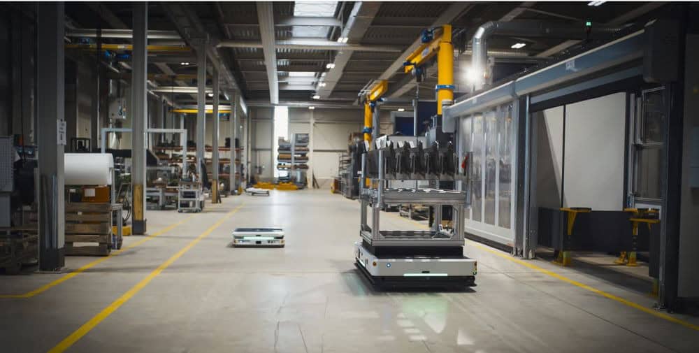 KUKA: Innovative Konzepte für die Produktion der Zukunft: Mobile Robotik bei KRONE