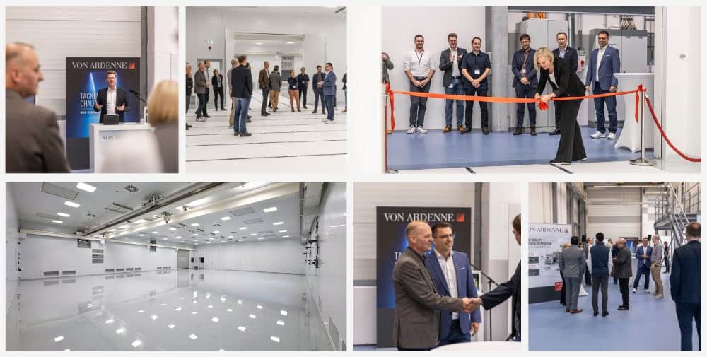 VON ARDENNE: Opening of a new clean room at the headquarters in Dresden
