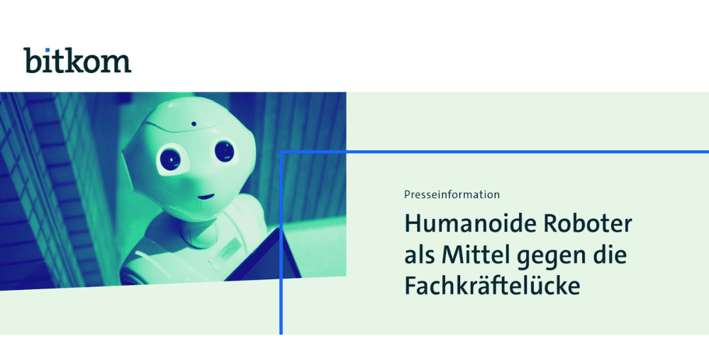 Bitkom: Humanoide Roboter als Mittel gegen die Fachkräftelücke