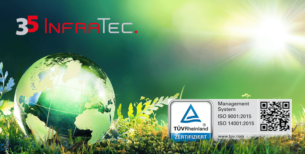 INFRA TEC: InfraTec receives certification according to environmental management system standard ISO 14001