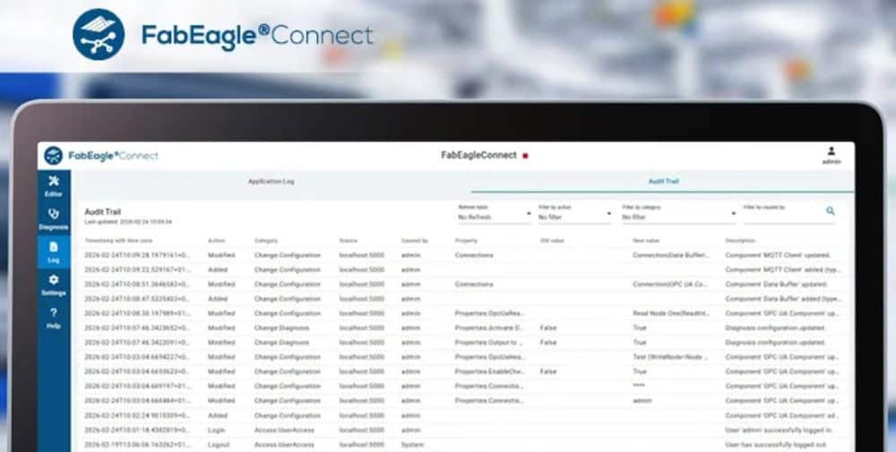 Kontron AIS: Audit trail for highly regulated production environments