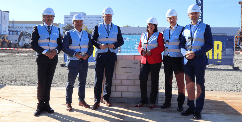 X-FAB: Grundstein für neuen Reinraum in Erfurt gelegt