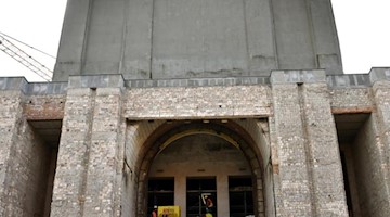 Bauarbeiten finden am neuen Domizil für das Stadtarchiv in Leipzig statt. Foto: Waltraud Grubitzsch/dpa-Zentralbild/dpa/Archivbild