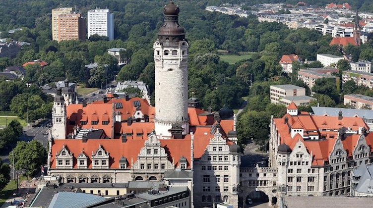 Das Rathaus in Leipzig. Foto: Jan Woitas/dpa-Zentralbild/dpa
