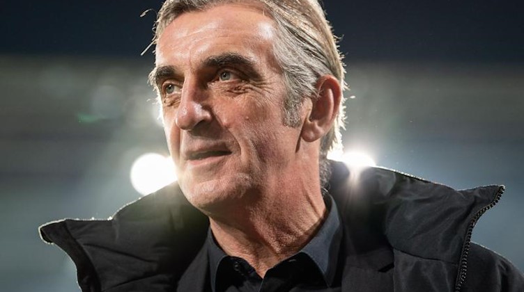 Dynamos Geschäftsführer Sport Ralf Minge. Foto: Robert Michael/zb/dpa/Archivbild