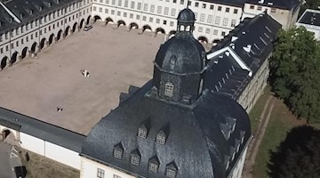 Blick auf das Schloss Friedenstein in Gotha. Foto: Bodo Schackow/zb/dpa/Archivbild