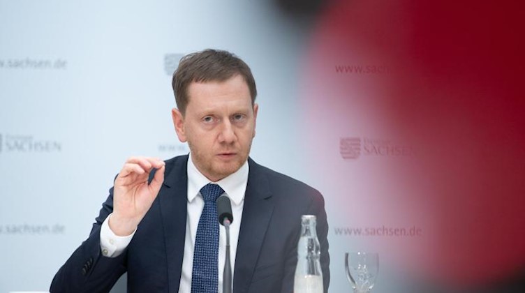 Michael Kretschmer, der Ministerpräsident von Sachsen. Foto: Sebastian Kahnert/dpa-Zentralbild/dpa