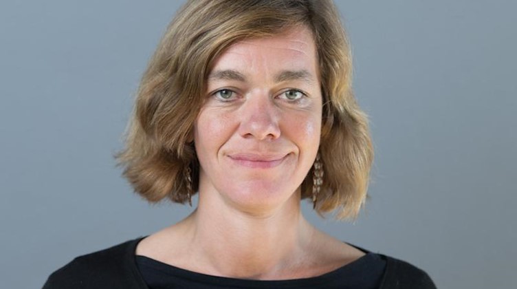 Die Linken-Politikerin Juliane Nagel. Foto: Sebastian Kahnert/dpa-Zentralbild/dpa/Archivbild