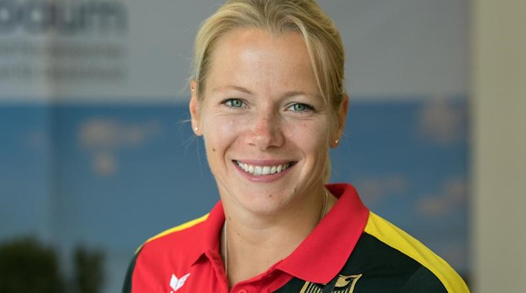 Kanu-Olympiasiegerin Tina Dietze. Foto: Soeren Stache/dpa/Archivbild