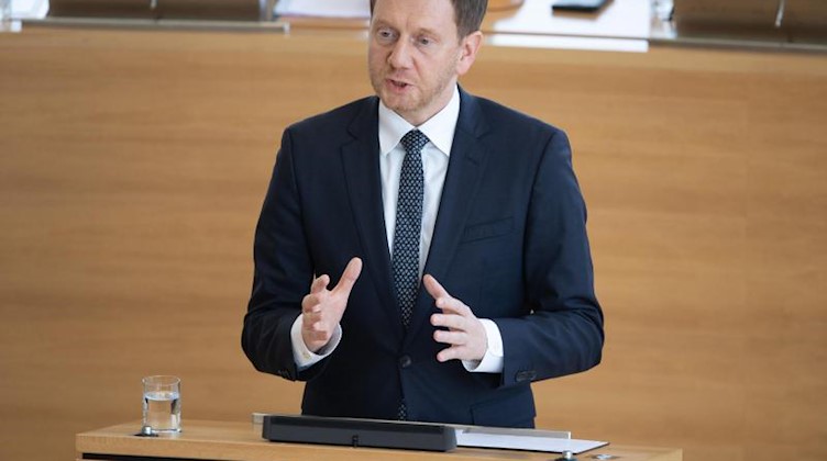 Michael Kretschmer (CDU), Sächsischer Ministerpräsident. Foto: Sebastian Kahnert/dpa-Zentralbild/dpa/Archivbild