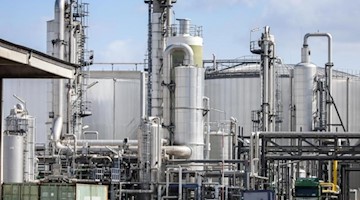 Die Produktionsanlagen der Vereinigte BioEnergie AG. Foto: Jan Woitas/dpa-Zentralbild/dpa/Archivbild