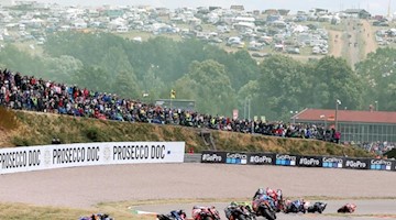 Beim Motorrad-Grand-Prix 2019 auf dem Sachsenring. Foto: Jan Woitas/dpa-Zentralbild/dpa/Archivbild