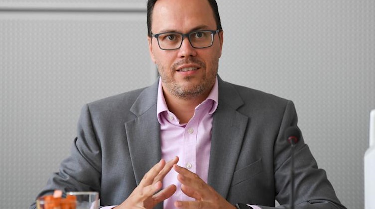 Dirk Panter, Vorsitzender der SPD-Fraktion im Sächsischen Landtag. Foto: Robert Michael/dpa-Zentralbild/dpa/Archivbild