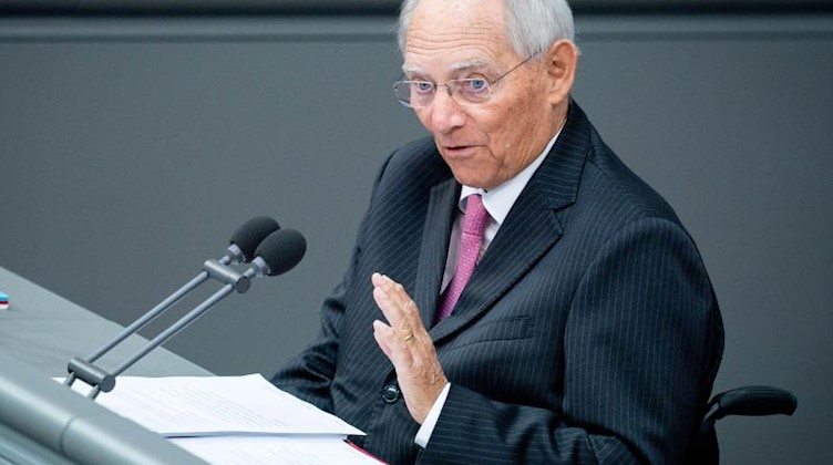 Bundestagspräsident Wolfgang Schäuble (CDU). Foto: Kay Nietfeld/dpa/Archivbild