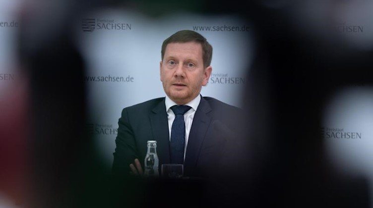 Michael Kretschmer, der Ministerpräsident von Sachsen. Foto: Sebastian Kahnert/dpa-Zentralbild/dpa
