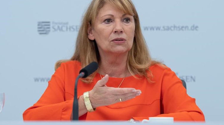 Sachsens Gesundheitsministerin Petra Köpping (SPD). Foto: Sebastian Kahnert/dpa-Zentralbild/dpa/Archivbild