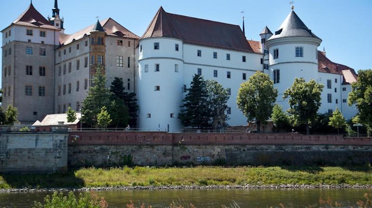 Blick auf das Schloss Hartenfels. Foto: Monika Skolimowska/dpa-Zentralbild/ZB