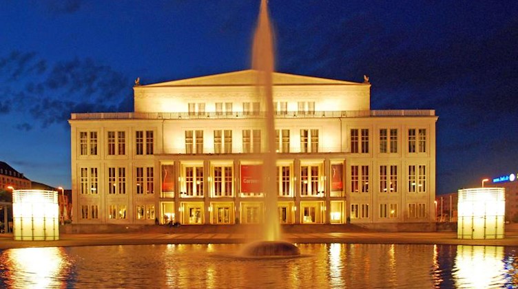 Blick auf das Opernhaus Leipzig. Foto: Andreas Schmidt/Leipzig Tourismus und Marketing GmbH/obs