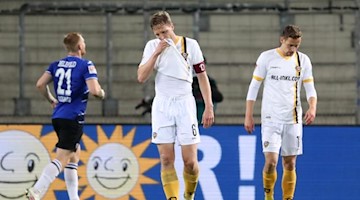Der dritte Zweitliga-Abstieg für Dynamo Dresden naht. Foto: Friso Gentsch/dpa/Archivbild