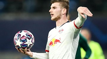 Leipzigs Spieler Timo Werner gestikuliert. Foto: Jan Woitas/dpa-Zentralbild/dpa