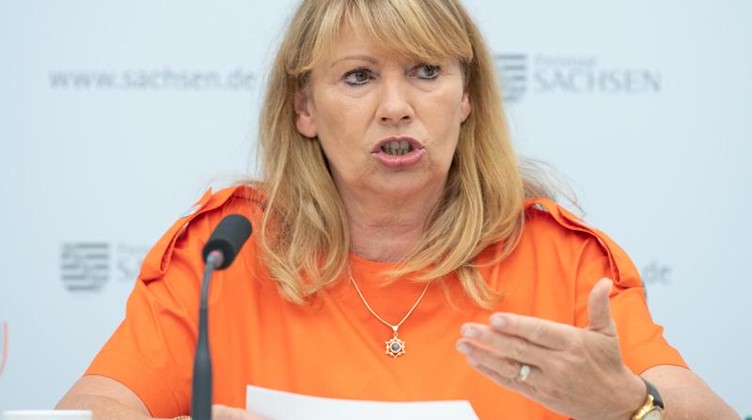 Petra Köpping (SPD), Sozialministerin von Sachsen. Foto: Sebastian Kahnert/dpa-Zentralbild/dpa/Archivbild
