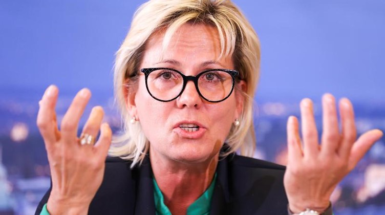 Barbara Klepsch (CDU), Ministerin für Kultur und Tourismus in Sachsen, spricht. Foto: Jan Woitas/dpa-Zentralbild/dpa/Archivbild