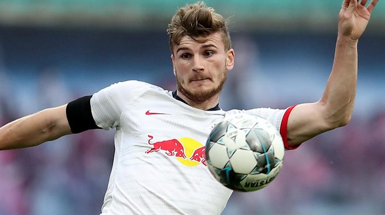 Timo Werner in Aktion. Foto: Alexander Hassenstein/Getty Images Europe/Pool/dpa/Archivbild