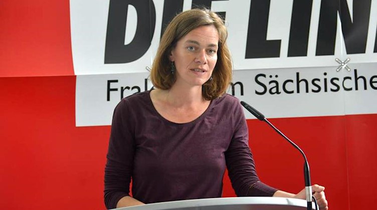 Juliane Nagel. Foto: Fraktion Die Linke/Fraktion DIE LINKE im Sächsischen Landtag/dpa/Archivbild