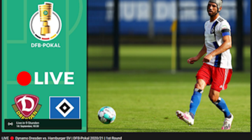 Screenshot Youtube DFB Pokalspiel SGD vs. HSV
