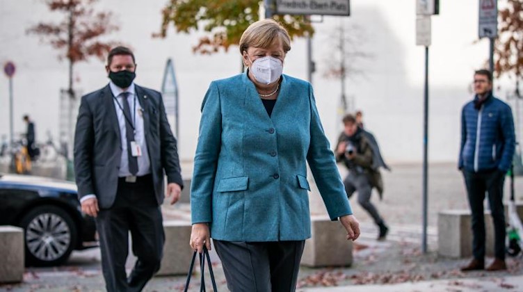 Bundeskanzlerin Angela Merkel (CDU). Foto: Michael Kappeler/dpa/Archivbild