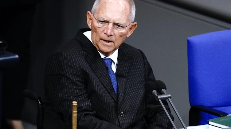 Wolfgang Schäuble (CDU), Bundestagspräsident. Foto: Kay Nietfeld/dpa/Archivbild