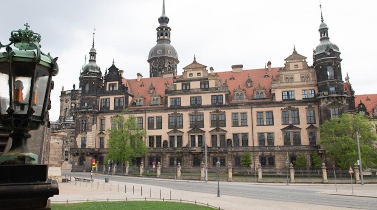 Das Residenzschloss mit dem Historischen Grünen Gewölbe der Staatlichen Kunstsammlungen Dresden (SKD). Foto: Sebastian Kahnert/dpa-Zentralbild/dpa