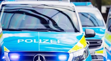 Mehrere Streifenwagen der Polizei stehen aufgereiht nebeneinander. Foto: Rolf Vennenbernd/dpa/Symbolbild