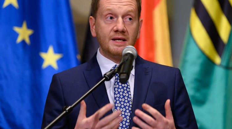 Michael Kretschmer, der Ministerpräsident von Sachsen. Foto: Sebastian Kahnert/dpa-Zentralbild/dpa/Archivbild