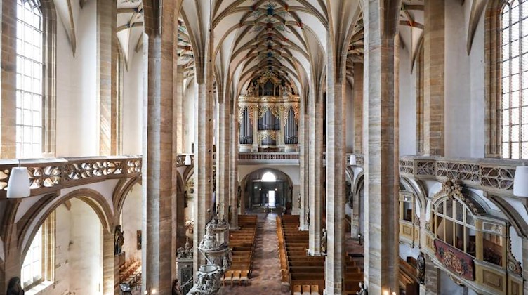 Blick in den Dom St. Marien Freiberg. Foto: Jan Woitas/dpa-Zentralbild/dpa/Archivbild