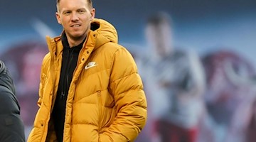 Julian Nagelsmann kommt vor einem Spiel ins Stadion. Foto: Jan Woitas/dpa-Zentralbild/dpa/Archivbild