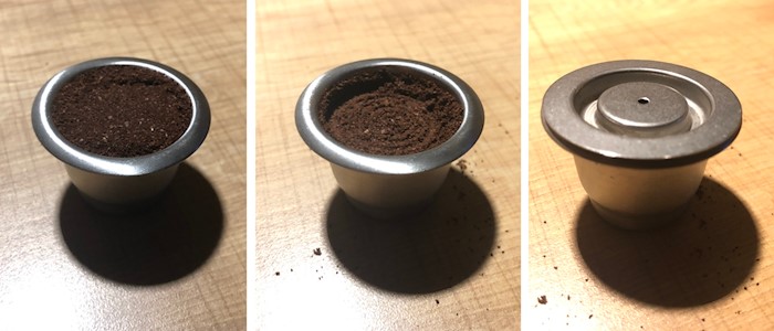 Zubereitung Espresso mit Refill Kapsel