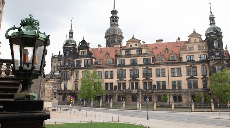 Das Residenzschloss mit dem Historischen Grünen Gewölbe der Staatlichen Kunstsammlungen Dresden. Foto: Sebastian Kahnert/dpa-Zentralbild/dpa/Archivbild
