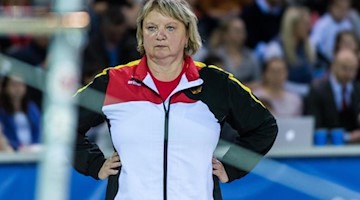 Die Deutsche Frauen-Trainerin Gabriele Frehse. Foto: picture alliance / Catalin Soare/dpa