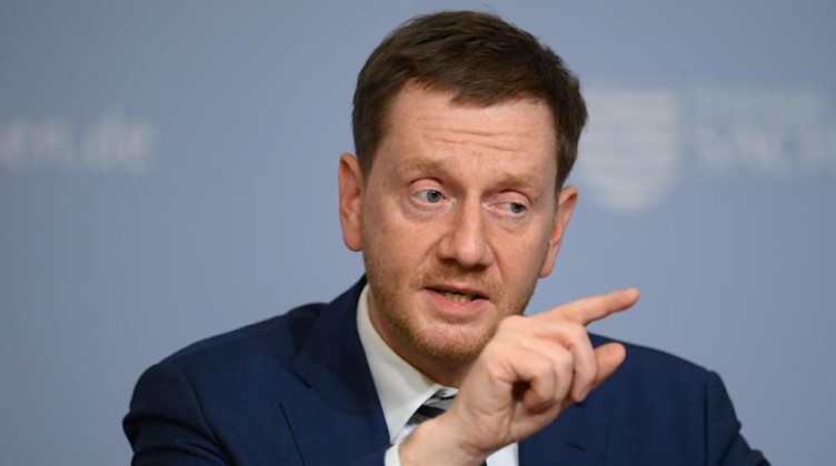 Michael Kretschmer (CDU), Ministerpräsident von Sachsen. Foto: Robert Michael/dpa-Zentralbild/dpa/Archivbild